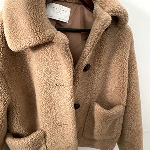Zara Teddy Jacket with buttons